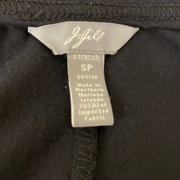 J Jill Stretchy Wide Leg Womens Elastic Waist Pull On Pants Sz SP Small Petite - Picture 4 of 7